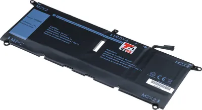 Produktbild von T6 Power Akku für Dell Laptop, Teilenummer HK6N5, Li-Poly, 7,6 V, 6840 mAh (52 Wh), schwarz