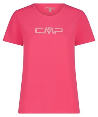 Immagine prodotto di Maglietta da donna CMP con tecnologia Dry Function e scollo rotondo, rosa, taglia 46