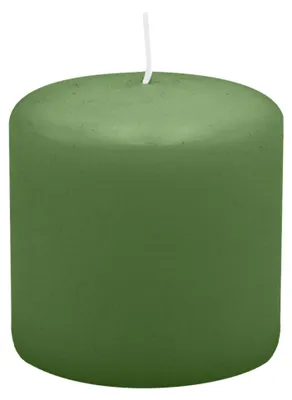 Produktbild von Stumpenkerzen 70 x  Ø 70 mm, Grün, 12 Stück