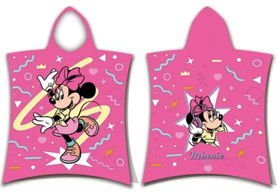 Zdjęcie produktu dla Ponczo Minnie Sparkle 50x115 cm