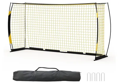 Obrázok produktu pre Futbalová bránka 12x6 stôp - Polyester - Prenosná - Tréningová sieť - Vonkajšie ihrisko