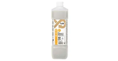 Produktbild von SURE Cleaner & Degreaser, Fettlöser, für wasserfeste Oberflächen | Flasche (1 l)