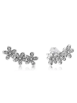 Produktbild von PANDORA Ohrstecker Blumen Sterlingsilber 290744CZ