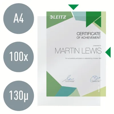 Produktbild von Leitz 40000003, A4, Polypropylene