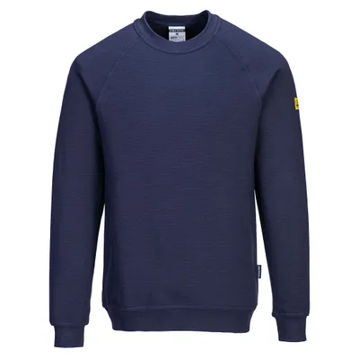 Zdjęcie produktu dla Portwest AS24 Antystatyczna bluza ESD Navy Rozmiar XXL