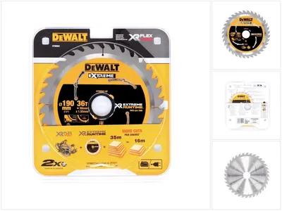 Obrázok produktu pre Dewalt DT99563-QZ Kotúčová píla, 190 x 30 mm, 36 zubov, drevo