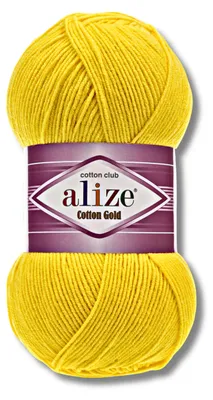 Obrázok produktu pre Alize 1x 100 g bavlnená vlna Bavlna Gold, jednofarebná, háčkovanie, pletenie (110)