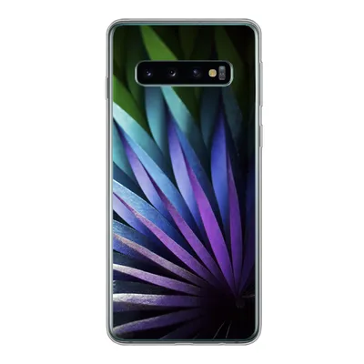 Produktbild von MuchoWow® Handyhülle Schutzhülle Hülle für Samsung Galaxy S10 Blumen - Geometrie - Abstrakt Silikon Softcase Handy Hülle - Handytasche