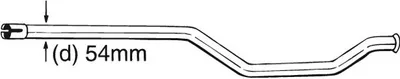 Produktbild von Bosal Reparaturrohr, Katalysator 889-171