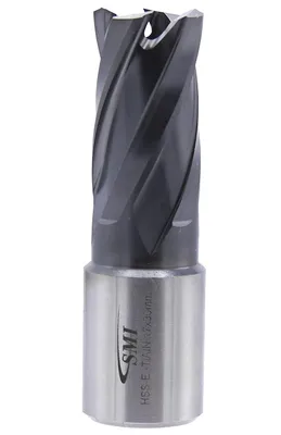 Image de Foret à carotter SMI HSS TiAlN, diamètre 17 mm, profondeur de coupe 30 mm, emmanchement de 19 mm, tige Weldon