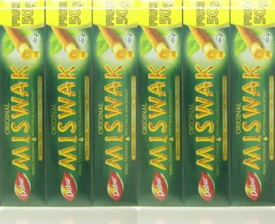 Produktbild von Miswak Dabur Kräuter Zahnpasta 1020g - 6x 170g