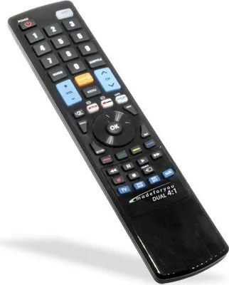 Immagine prodotto di Jolly Line Madeforyou 4:1 Elegant telecomando IR Wireless DTT, DVD/Blu-ray, Game console, SAT, TV, VCR Pulsanti