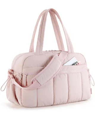 Produktbild von Reisetasche Damen 24L, Sporttasche Weekender Tasche, Wasserabweisend, Handgepäck Tasche, Gym Bag, Kliniktasche Geburtstasche mit PVC Nassfach