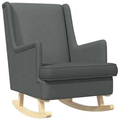 Immagine prodotto di vidaXL Sedia a dondolo Grigio scuro 62 x 80 x 85 cm Tessuto
