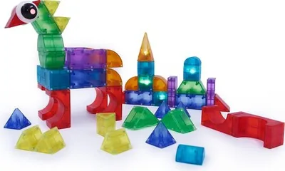 Produktbild von Buzz - Magnetisch Bausteine 94-teilig - Beleuchtung - Beliebt - Spielzeug - Magnetisches Spielzeug - Kinder - Geschenk - Geburtstag