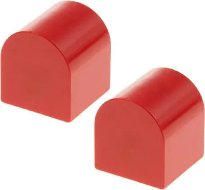 Produktbild von 2x Lego Duplo Rund Stein 2x2x2 rot Dachstein Set 10935 5828 6386988 3664