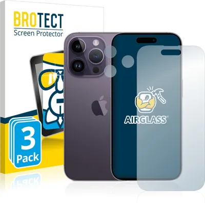 A product shot of a screen protector pack for an iPhone.