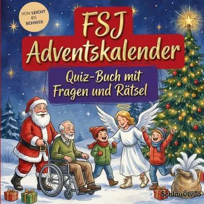Produktbild von FSJ-Adventskalender: Quiz-Buch mit Fragen und Rätsel