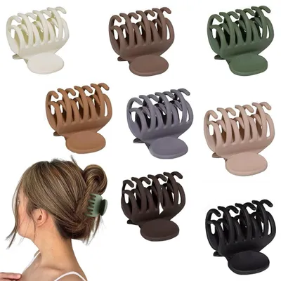 Productafbeelding van Haarspelden dames - Set van 8 - 8 kleuren - Haarclips voor dames en meisjes - Haarklemmen voor dun en dik haar - Haaraccessoires - Set G