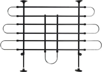 Produktbild von Karlie Autoschutzgitter - Autozubehör - Metall/Eisen- Schwarz/Silber - 100-160x75-130 cm