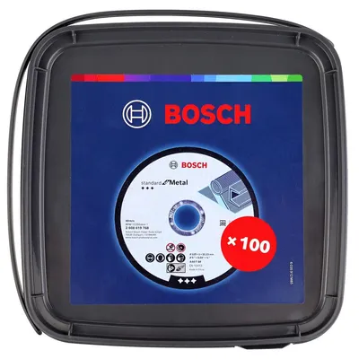 Produktbild von Bosch Professional Trennscheibe Ø 125 x 1 mm für Metall (100 Stück im Eimer, A 60 T BF, Standard for Metal, gerade)