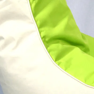 Produktbild von Sitzsack / Sessel 2-farbig ca. 80 x 80 x 90 cm,  Apfelgruen, outdoorfähig
