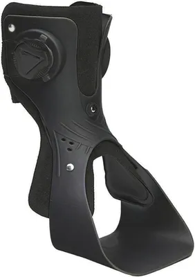 Produktbild von Plantarfasziitis-Nachtschiene mit aufblasbarem Airbag, verstellbare Sehnenscheidenentzündungs-Linderung, Nachtschiene, Fußheberorthese, Unterstützung, orthopädische medizinische Schiene für Männer und Frauen