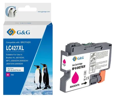 Zdjęcie produktu dla G&G 20615, Wysoka (XL) wydajność, Purpurowy, 54 ml, 1 szt., 0 stron(y), Jednopak