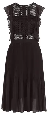 Produktbild von APART Cocktailkleid Kleid aus semitransparentem Georgette und transparenter Netz