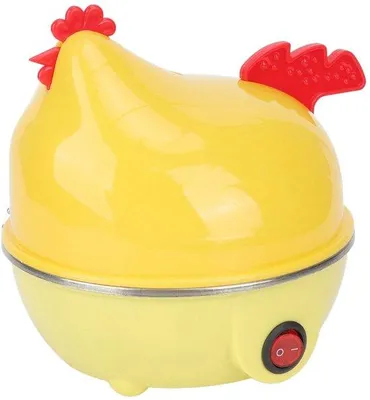 Obrázok produktu pre Elektrický mini vajíčkový varič v tvare kuriatka, na 7 vajec, žltý