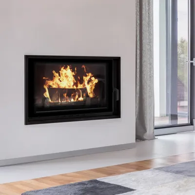 Produktbild von Kamineinsatz Gusseisen WIKTOR 14 kW Ø 200