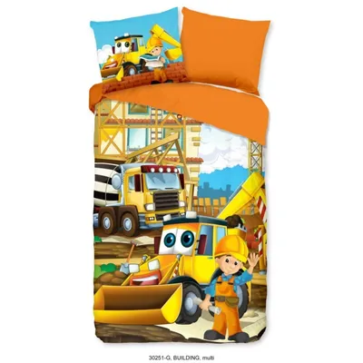 Immagine prodotto di Biancheria da letto per bambini Good Morning Building 140×200/220 cm