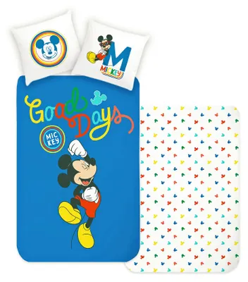 Produktbild von JACK Renforcé Wende Bettwäsche 2 tlg. 135x200cm Disney Mickey Mouse Bunt