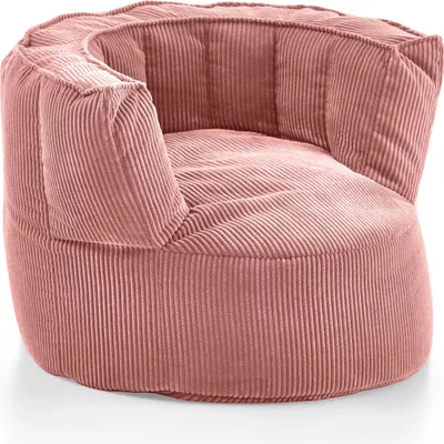 Produktbild von xonox.home Snuggle Sitzsack groß rosa Cord B/H/T: 95x65x95cm