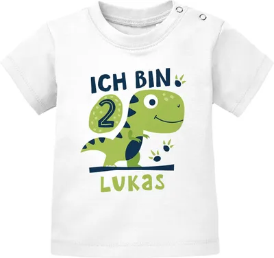 Produktbild von Baby T-Shirt 1. Geburtstag ich bin schon 1 Geburtstagsshirt Geschenk für Einjährige kurzarm Baumwolle SpecialMe® 2 Jahre weiß 80/86 (10-15 Monate)
