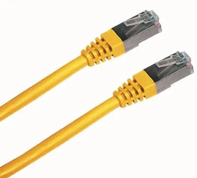 Image de Câble de connexion DATACOM FTP CAT5E, 1 mètre, jaune