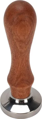 Image de Outil de presse à café 30mm en acier inoxydable avec manche en bois pour le café et la maison
