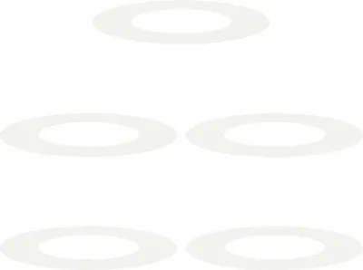 Produktbild von vidaXL geeignet für flache Baumringe 5 Stk. Weiß Ø40/70 cm Stahl