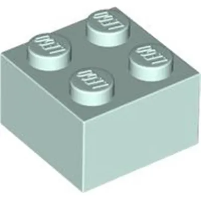 Obrázek produktu pro Lego® 2x2 kostky 3003 - 1 kus Světle aqua