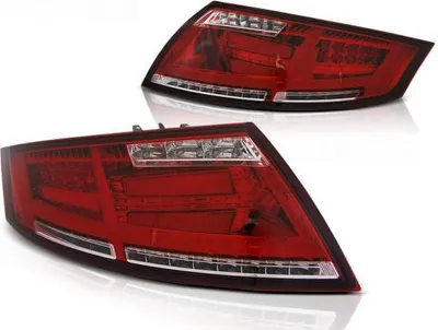 Obrázek produktu pro Zadní světla Full LED pro Audi TT 06-14 červená/chromová dynamická světla