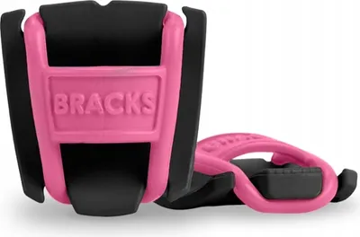 Obrázek produktu pro Klipy Bracks Lace Lock pro uvolnění tkaniček - Barva: černá/růžová
