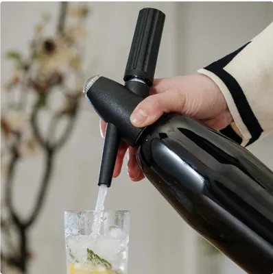Produktbild von Cocktail-Zubereitungsbar Aluminium-Sodawasser-Sprudler Professionelles Zubehör Küchenspender
