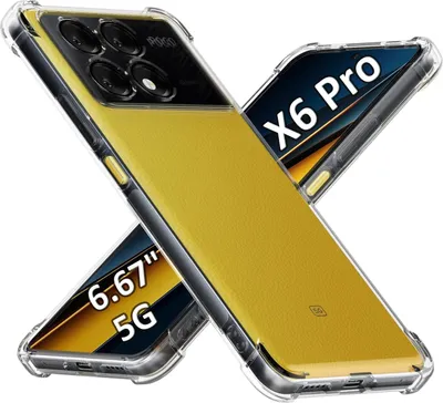 Immagine prodotto di Per Xiaomi Redmi K70E / Poco X6 Pro Custodia protettiva in TPU antiurto Custodia per cellulare Cover trasparente