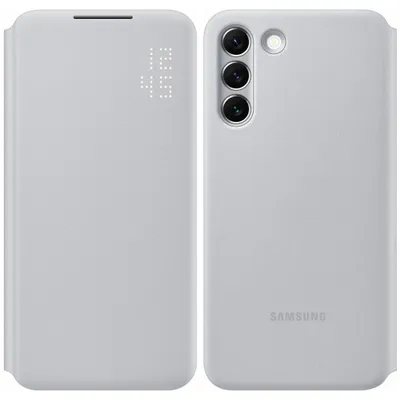 Obrázok produktu pre Kryt Samsung Smart LED View Cover pre Galaxy S22 PLUS, svetlosivý
