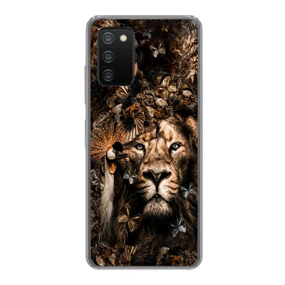 Produktbild von MuchoWow® Handyhülle Schutzhülle Hülle für Samsung Galaxy A03s Tiere - Collage - Schmetterling Silikon Softcase Handy Hülle - Schutz