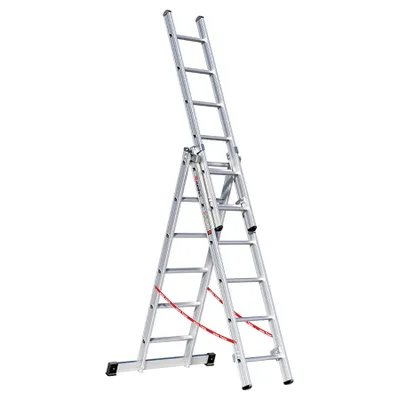 Produktbild von Euroline Premium 307 Mehrzweckleiter 3x6 Sprossen