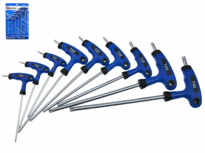 Obrázek produktu pro GEKO Sada klíčů torx, typ T, 9ks G30587