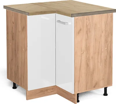 Immagine prodotto di Mobile ad angolo cucina Vicco R-Line Bianco lucido 75.6 cm , PL Rovere, Model 46047