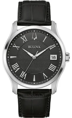Obrázek produktu pro Pánské hodinky s datem, nerezová ocel - Bulova Model: 96B390
