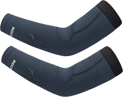 Produktbild von ROCKBROS Armwärmer Beinwärmer Winter Thermo Rutschfest Für Radfahren Laufen Herren Damen Blau Schwarz S-M